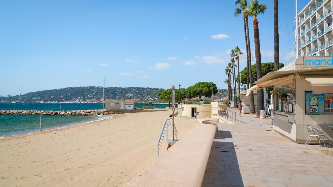 Le Sun-Beach - Spacieux 3 Pieces Avec Parking A 400 M Des Plages De Juan-Les-Pins Dış mekan fotoğraf